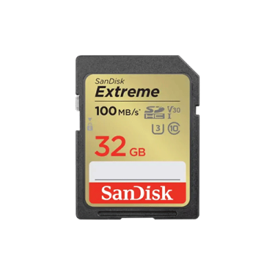SanDisk Extreme 32GB 100mbps SDHC UHS-I Memory Card (SDSDXVT-032G-GNCIN)