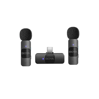 BOYA BY-V20 Ultracompact 2.4GHz Wireless Microphone System for Type-C Device