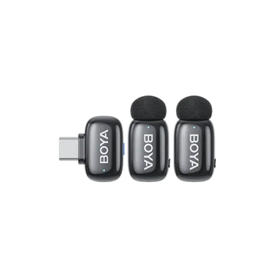 BOYA mini 2-04 Wireless Microphone (TX-2, RX-1) BOYA mini 2-04 Wireless Microphone (TX-2, RX-1)