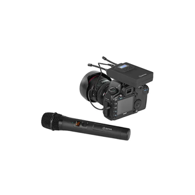Boya BY-WM8 PRO-K3 UHF Camera-Mount Wireless Handheld Microphone System