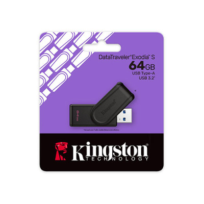 Kingston DataTraveler Exodia S 64GB USB 3.2 Gen 1 Pen Drive