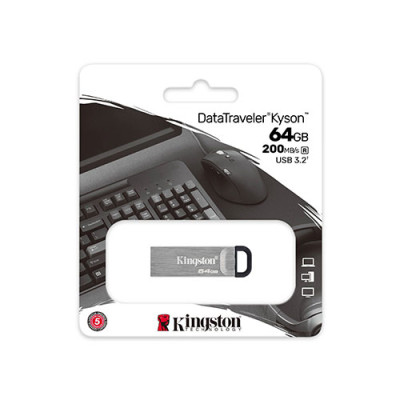 Kingston DataTraveler Kyson 64GB USB 3.2 Gen 1 Pen Drive