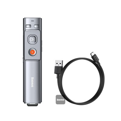 Baseus Orange Dot Red Laser Wireless Presenter Baseus Orange Dot Red Laser Wireless Presenter
