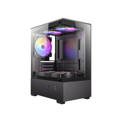 Antec VCX100M ARGB M-ATX Mini Tower Gaming Casing