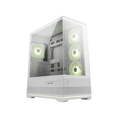 MSI MAG PANO 110R PZ WHITE ARGB ATX Mid Tower Gaming Casing MSI MAG PANO 110R PZ WHITE ARGB ATX Mid Tower Gaming Casing