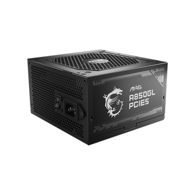MSI MAG A850GL PCIE5 850W 80 Plus Gold Full Modular Power Supply