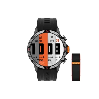 Weofly Conquer 2 AMOLED Waterproof Bluetooth Calls Smartwatch-(WFCQ712BL) Weofly Conquer 2 AMOLED Waterproof Bluetooth Calls Smartwatch-(WFCQ712BL)