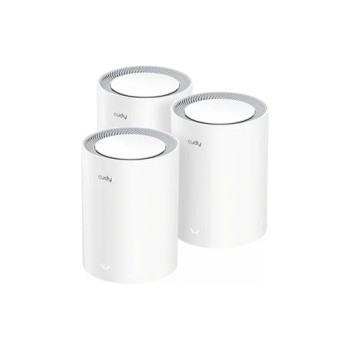 Cudy M3000 AX3000 2.5G Dual Band Wi-Fi 6 Mesh Router White (3 Pack)