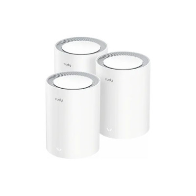 Cudy M3000 AX3000 2.5G Dual Band Wi-Fi 6 Mesh Router White (3 Pack)