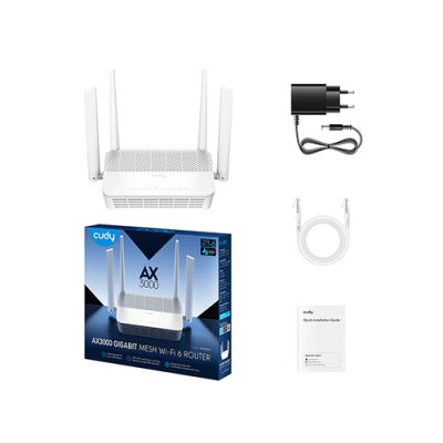 Cudy WR3000S AX3000 Dual Band Gigabit Wi-Fi 6 Mesh Router Cudy WR3000S AX3000 Dual Band Gigabit Wi-Fi 6 Mesh Router
