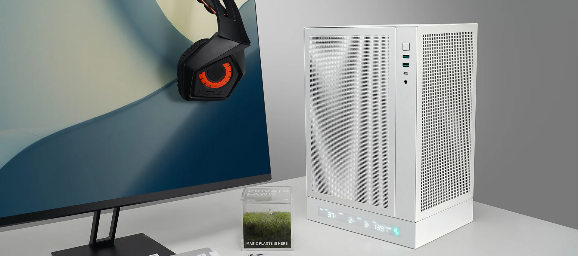 Deepcool CH170 Digital WH Mini Tower Mini-ITX Gaming Casing Deepcool CH170 Digital WH Mini Tower Mini-ITX Gaming Casing